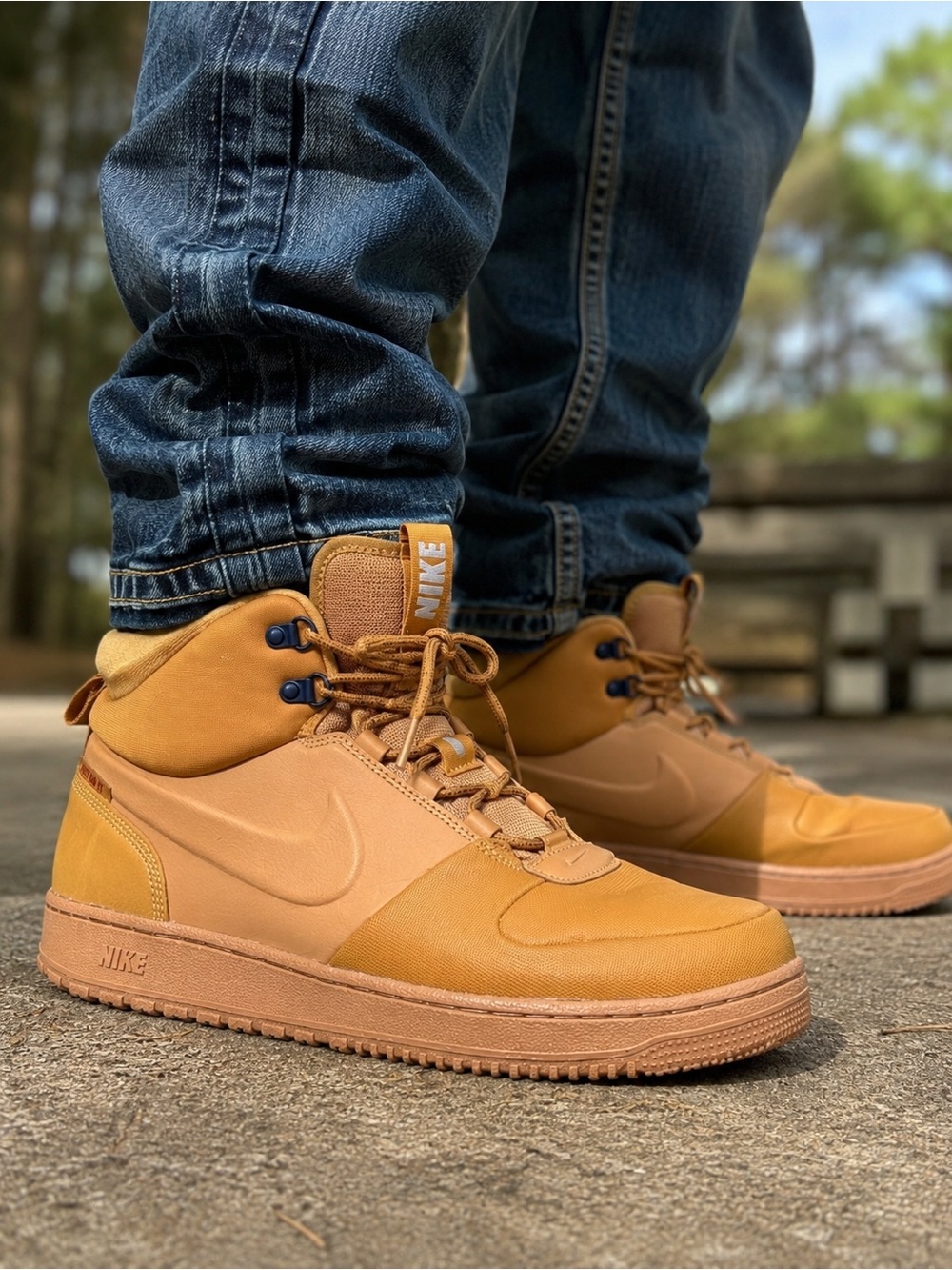 Nike Path Winter BQ4223-700 Wheat/Cinnamon High Top Sneakers Men’s Size 14